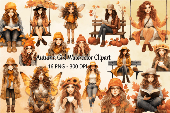 Autumn Girl Watercolor Clipart: An Embroidery Review