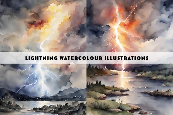 Lightning Watercolour Duo Paintings Review