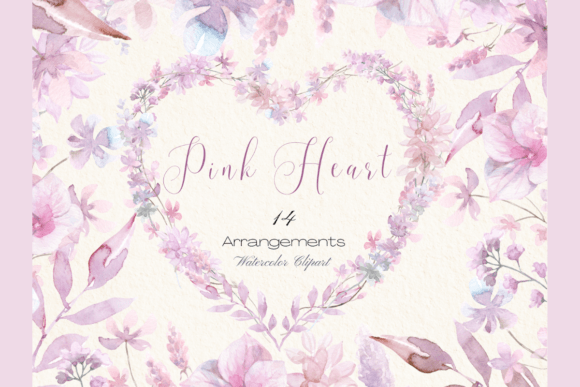 Pretty in Pink: Real Talk About the Watercolor Pink Heart Floral Clipart Set
