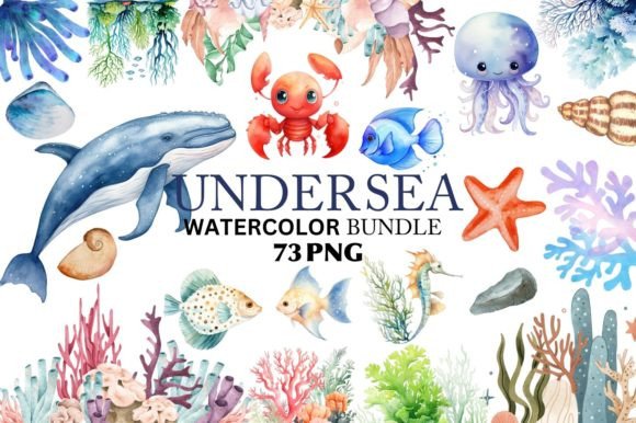 Under Sea Watercolor Beautiful Bundle: A Designer’s Review for Real Client Projects