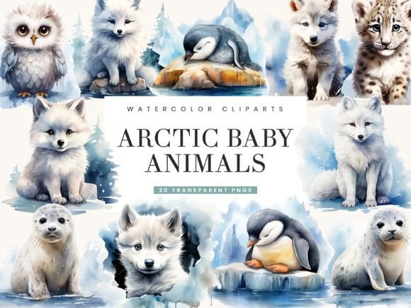 Watercolor Arctic Baby Animal Clipart: A Brand Designer’s Review for Local Business Branding