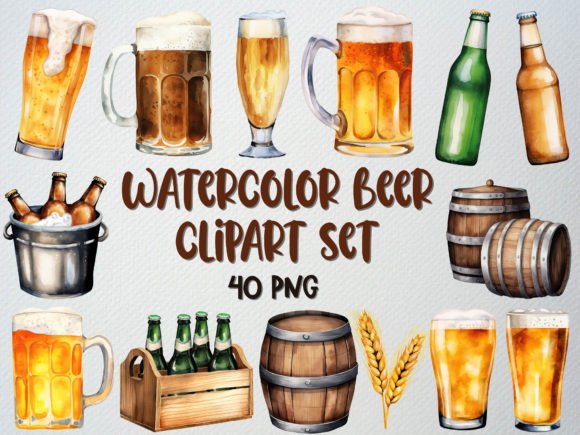 Watercolor Beer Illustrations: A Brand Designer’s Review for Local Business Packaging and Marketing