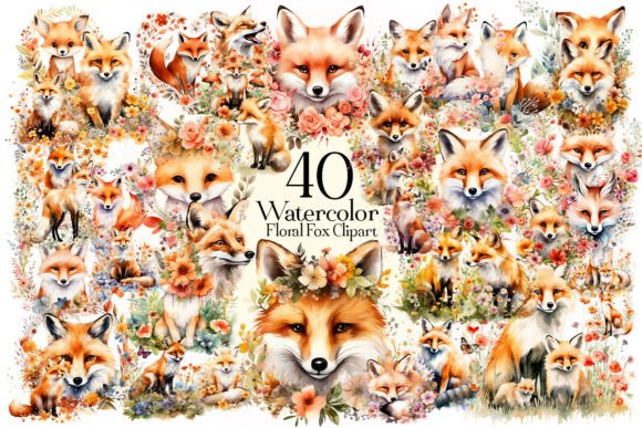Watercolor Floral Foxes Illustrations: A Blog Designer’s Review for Real Content Publishing