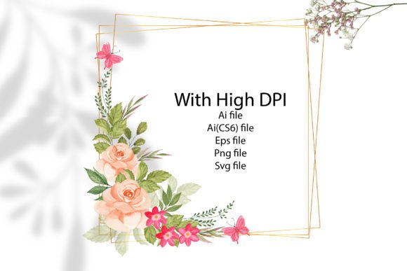 Watercolor Handmade Floral Wreath: A Versatile Illustration for Warm Branding