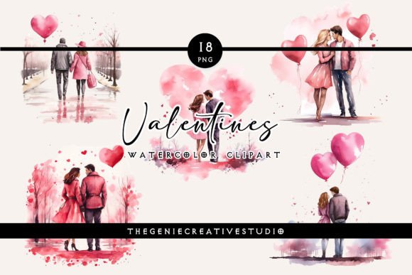 Watercolor Valentines PNG Clipart: A Visual Designer’s Review for Content Publishers