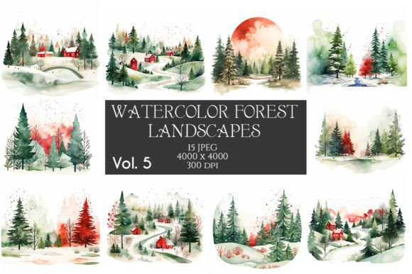 Watercolor Winter Landscapes Vol.5: A Designer’s Real-World Embroidery Review