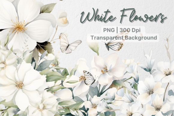 White Flowers Clipart, Watercolor Floral: A Designer’s Honest Review for Real Client Work